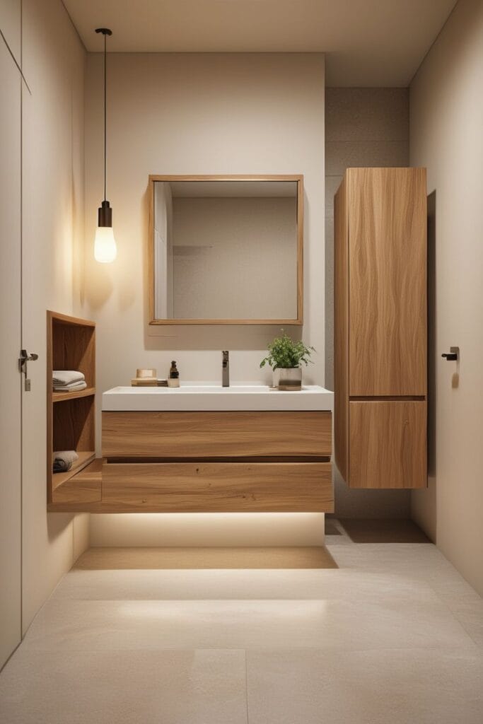 Ntural wood accents bathroom decor ideas 2026