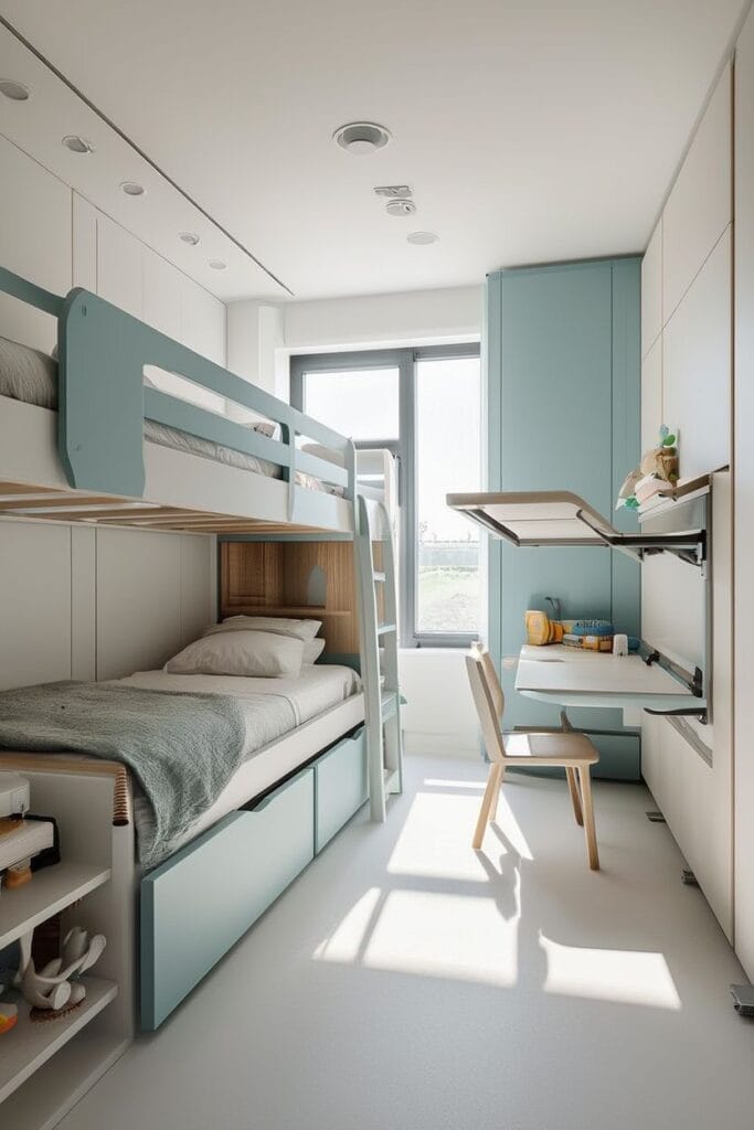 space saving furniture ideas for kids rooms in small homes
