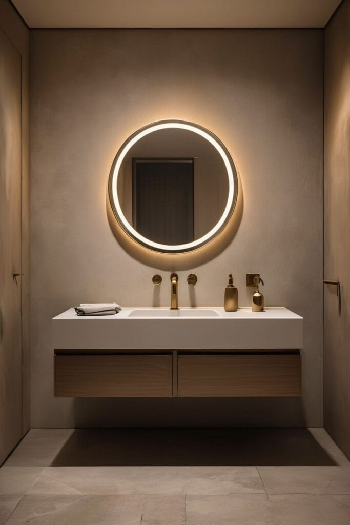 Backlit Mirror Ideas for Soft Luxury Lighting