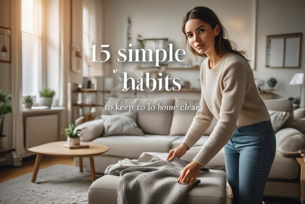 Women cleaning living room to maintain a clean home