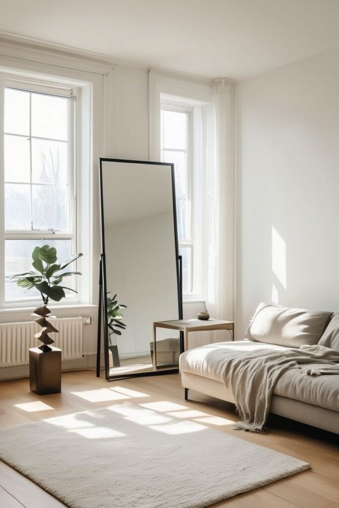 Studio Apartment Ideas 2026 with smart mirror placement 