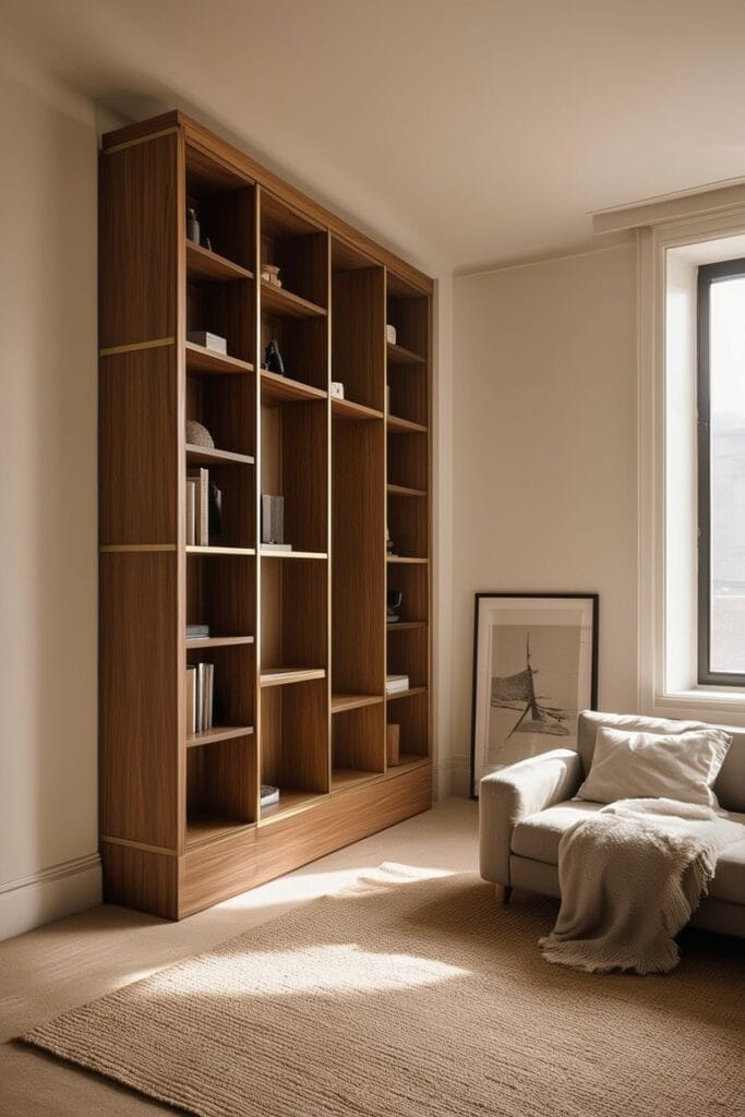 Studio Apartment Ideas 2026 with bold Statement decor piece.