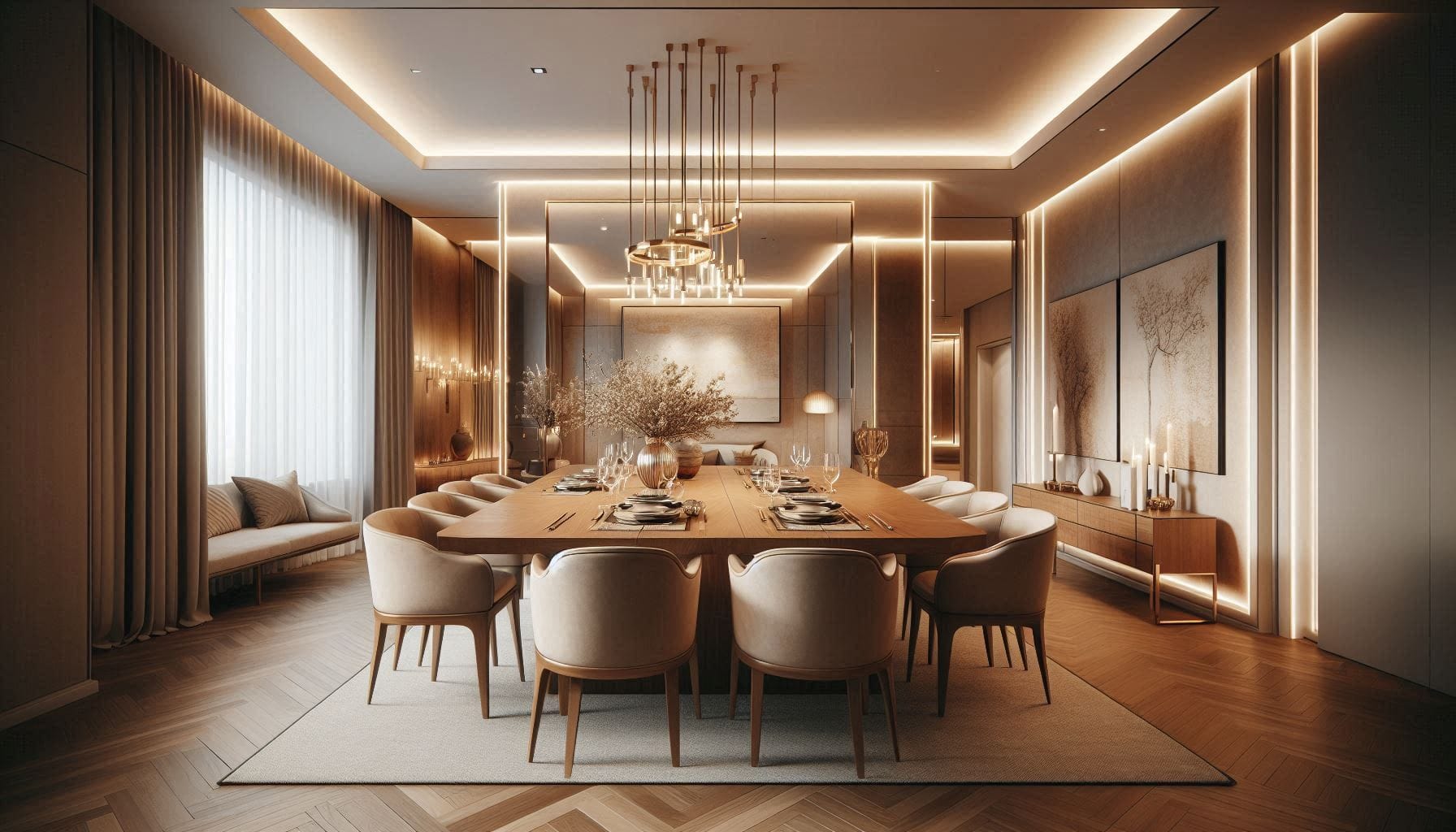 15 stylish dining room decor ideas with modern luxury design and elegant furniture