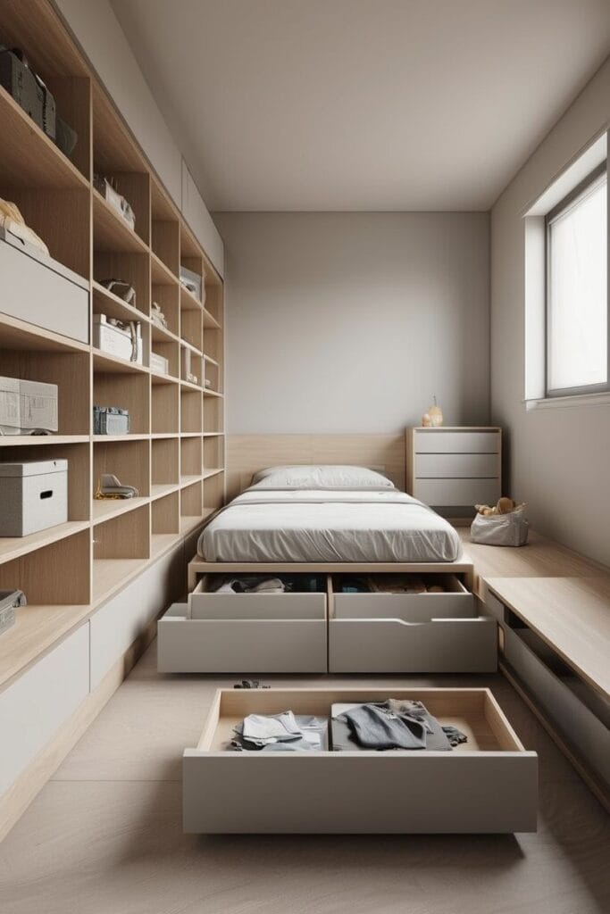 Smart Storage solutions for kids room to keep space organized