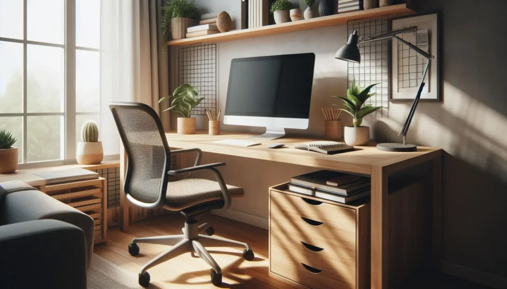 small apartment home office setup tips