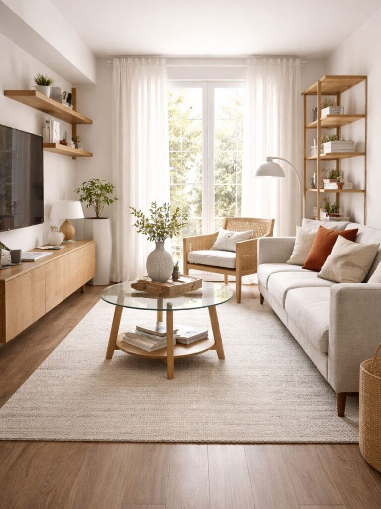 Best furniture styles for small living rooms with minimalist design 