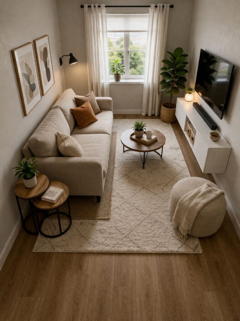 Small Living room Ideas 2026 smart layout modern space