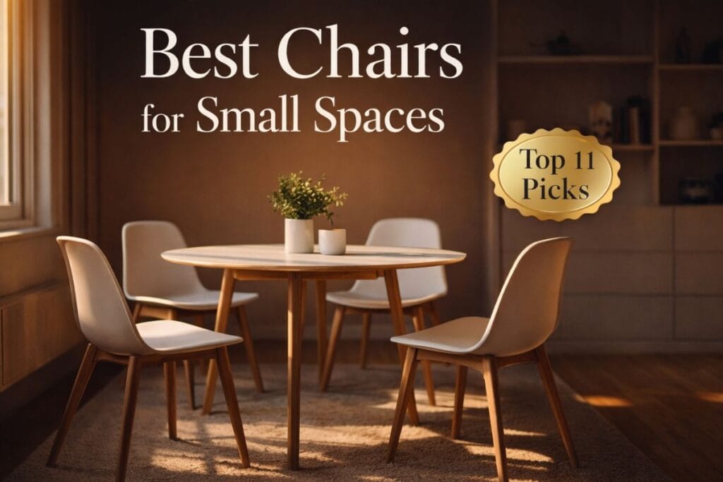 best chairs for small dining spaces in modern apartment