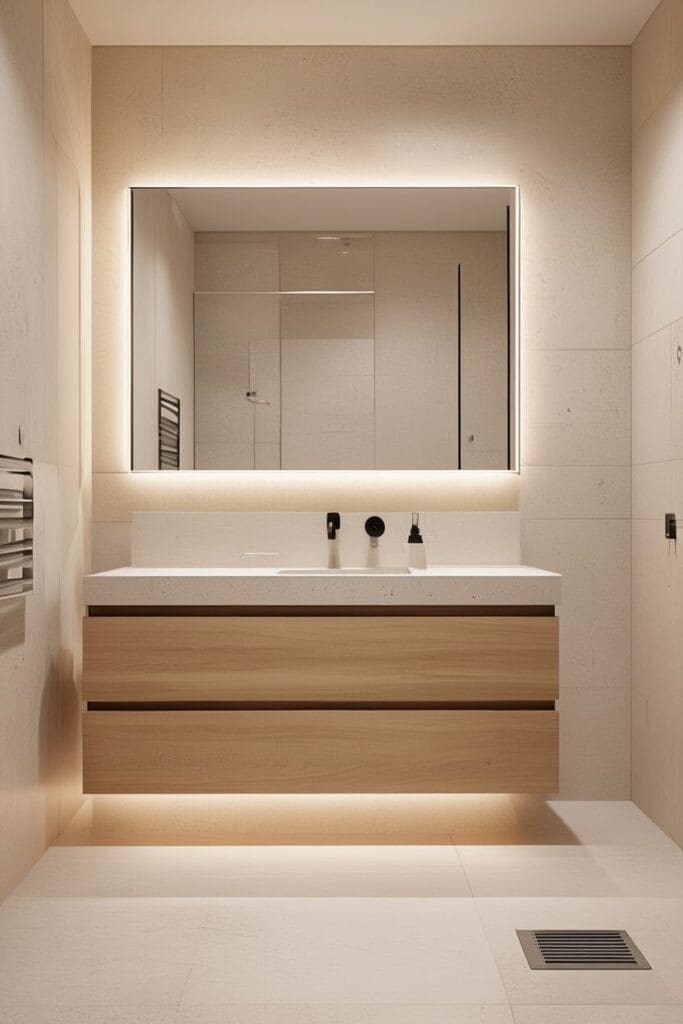 Smart bathroom decor ideas 2026 with subtle technology 
