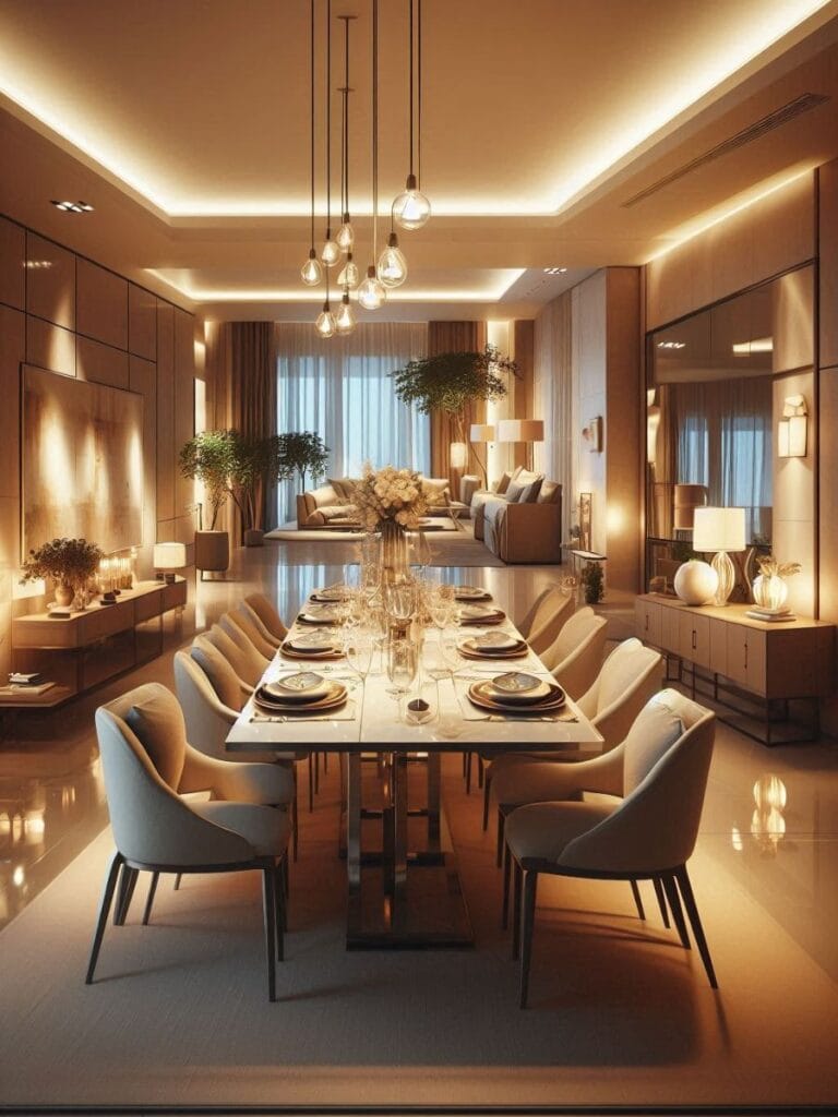 luxury dining room decor ideas with stylish and expensive look