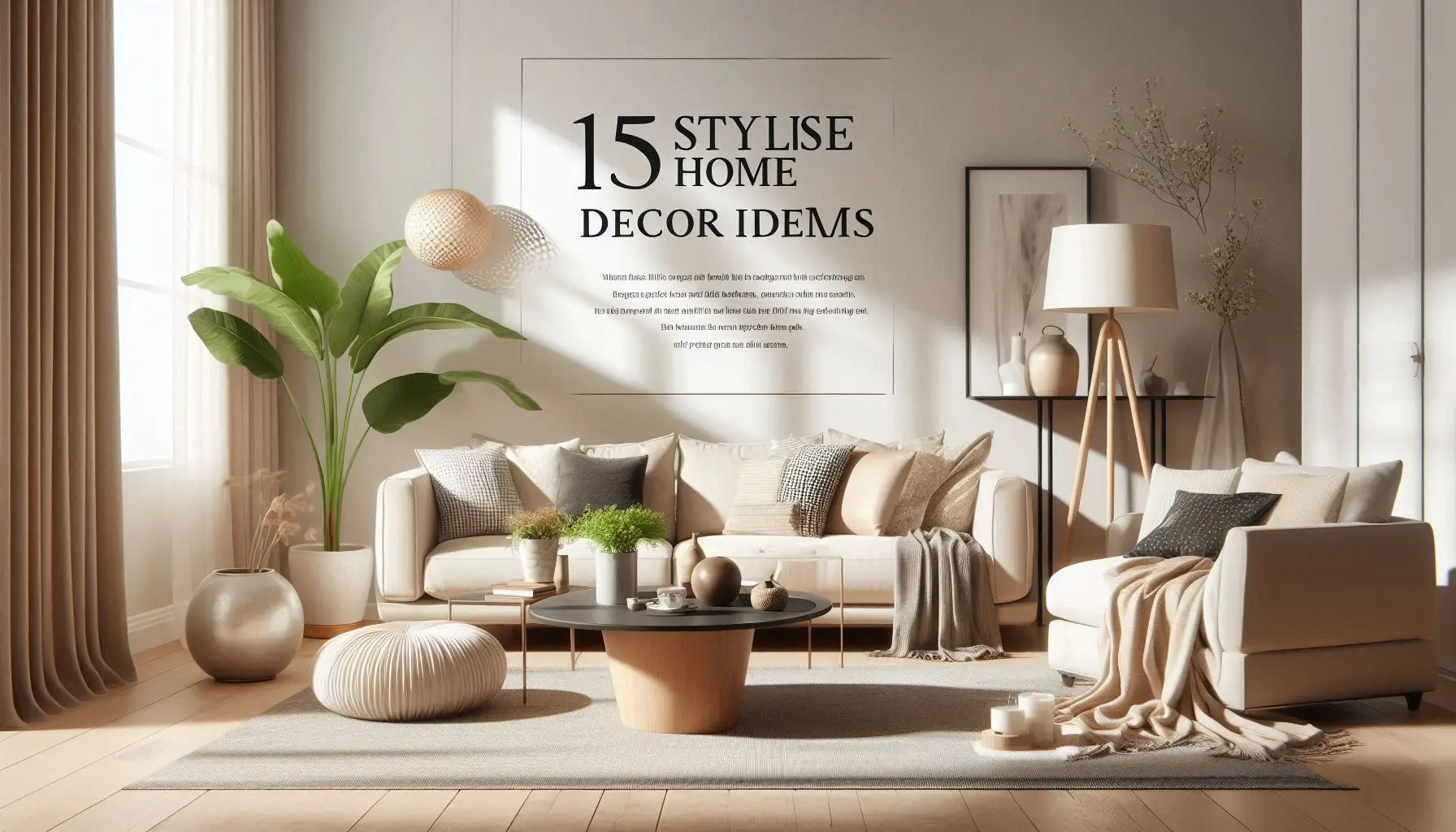 15 stylish home decor items for modern living rooms