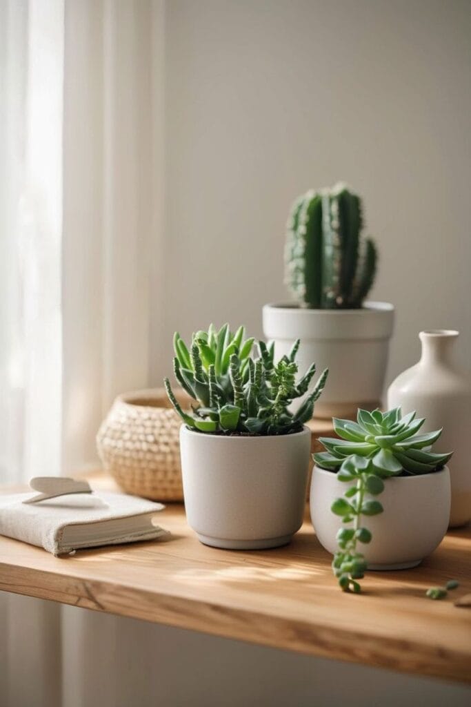 succulent planters shelf decor accessories 