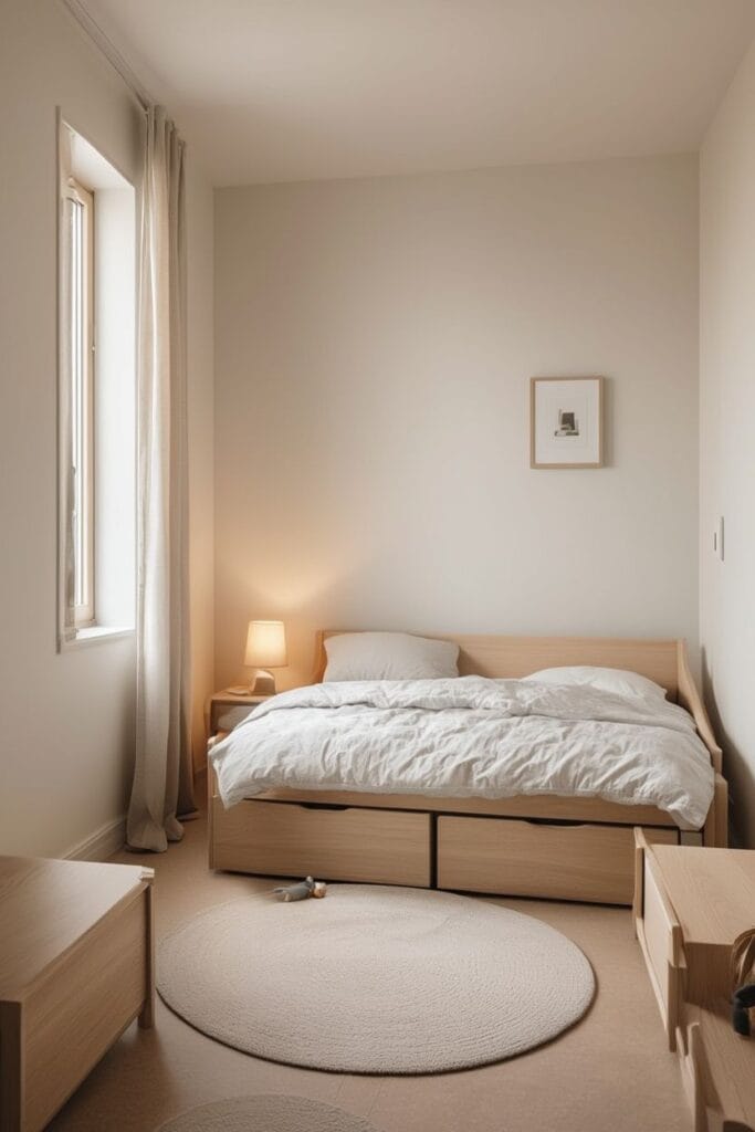 minimal kids room ideas for easy maintenance and cleaning