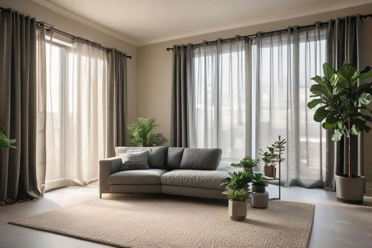 blackout curtains for living room blocking sunlight and glare