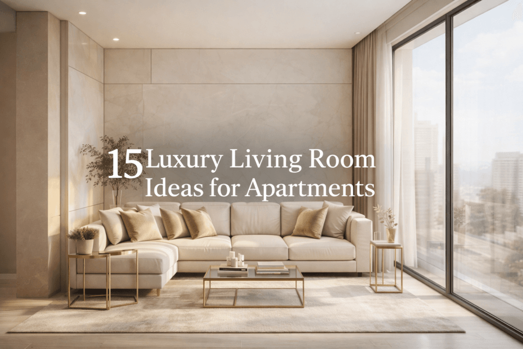 Luxury living room ideas for apartments