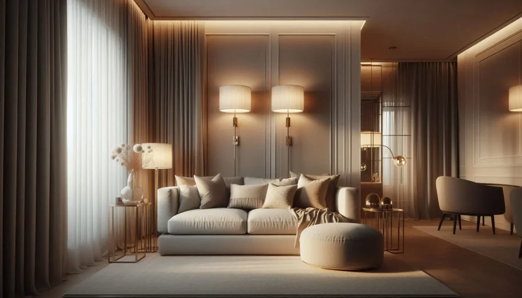 soft fabric wall sconces living room luxury lighting