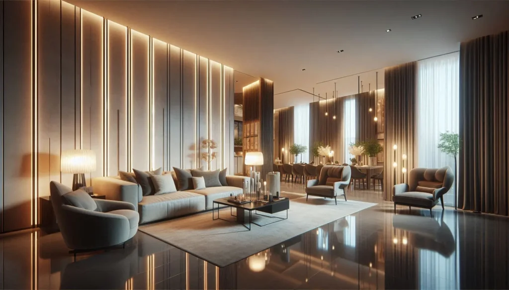 verticle wall light living room ideas modern luxury