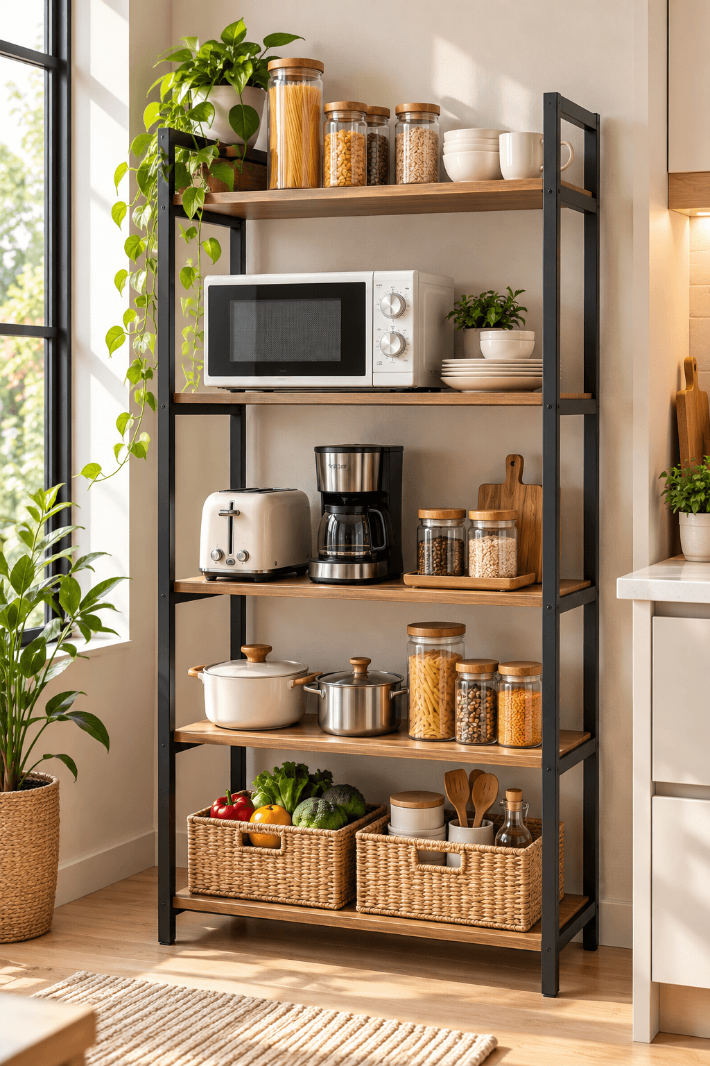 Lukzer 4-Layer Multipurpose Storage Rack